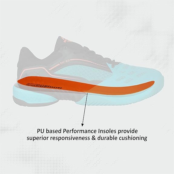 Tennis Shoes for Men – Durable Non-Marking Sole, Lightweight Mesh Upper, Superior Grip & Cushioning, Ideal for All Court Surfaces