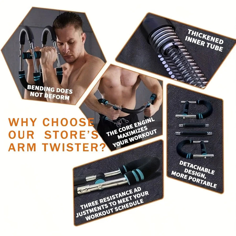 Adjustable High Quality Arm Exerciser Home Chest Expander With Wrist Strength Trainer For Shoulder Arm Chest Workout