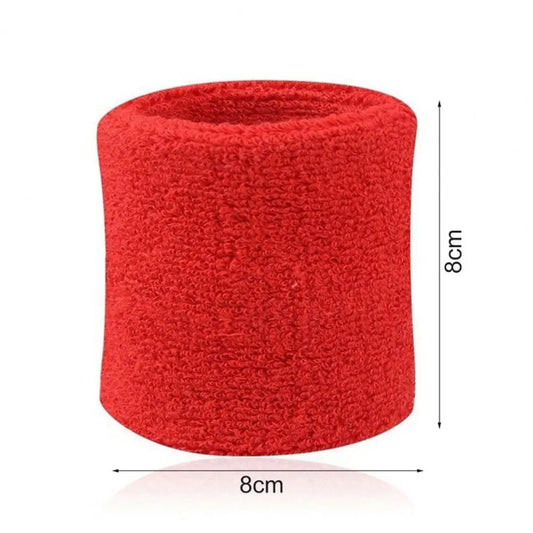 2Pcs Tennis Sports Wristband, Volleyball Gym Sweatband, Elastic Brace Support, Towel Bracelet Quick Dry