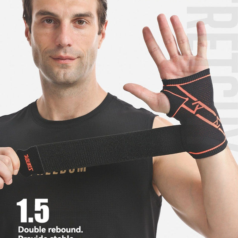 Elastic Sports Wristband Hand Brace, Wrist Protector, Wrist Guard Support, Arthritis Gloves Sprain Band