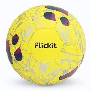 FLICKIT Smart Football Size 5 – AI-Powered Training Ball for Teens & Adults (Ages 13+) | Durable Grained PU | Precision Stitching | App-Enabled Drill Tracking | Indoor Outdoor Grass Turf Use