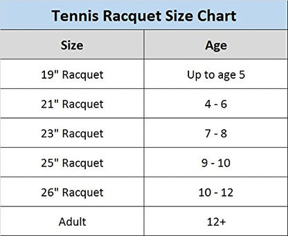 Aluminum Tennis Racquet (Junior 21 inch, Color May Vary)