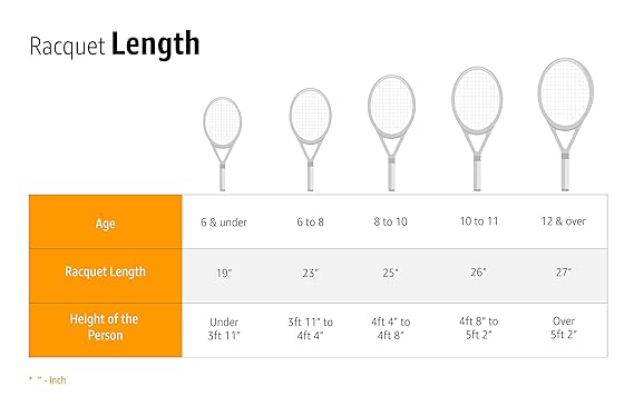 Aluminum Tennis Racquet (Junior 21 inch, Color May Vary)