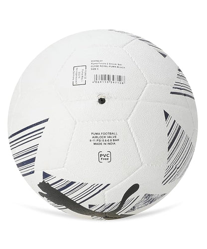 PUMA , Unisex-Adult, Future 2 Soccer Ball, Clyde Royal-Black, (5476007)