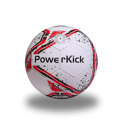 Sportwort Football PowerKick, Size 5, Red