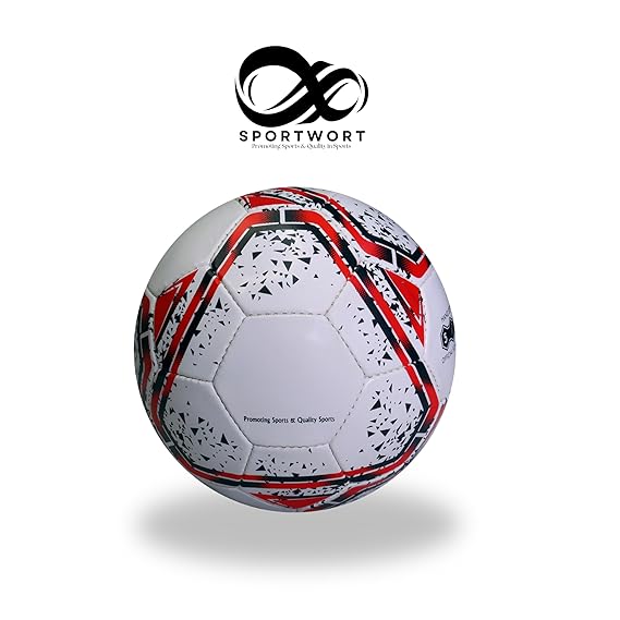 Sportwort Football PowerKick, Size 5, Red