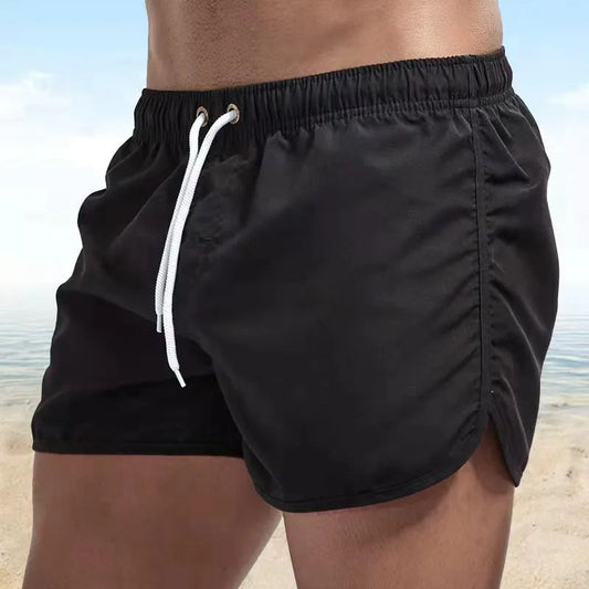 Mens Sexy Swimming Trunks Low Waist Breathable Swim Shorts for Summer Beach & Surfing