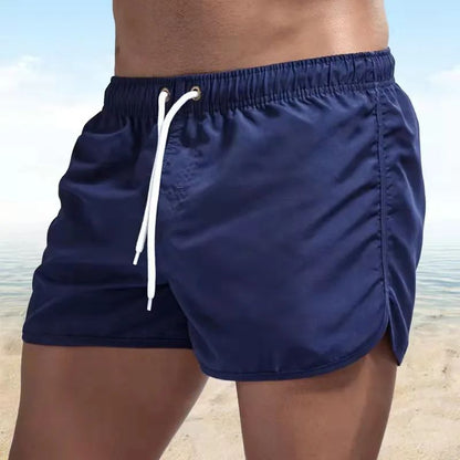 Mens Sexy Swimming Trunks Low Waist Breathable Swim Shorts for Summer Beach & Surfing