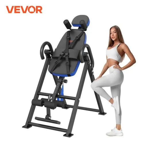 Heavy Duty Inversion Table 300 lbs Capacity Back Stretcher Machine with Adjustable Height Headrest for Decompression