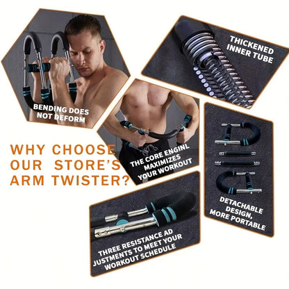 Adjustable High Quality Arm Exerciser Home Chest Expander With Wrist Strength Trainer For Shoulder Arm Chest Workout