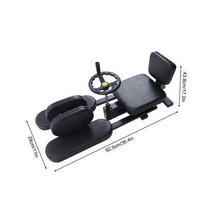Heavy Duty Leg Stretcher Machine for Yoga Splits & Gymnastics Flexibility, Home Gym Training Fitness Equipment for MMA