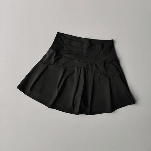 High Waist Sports Skirt with Lined Shorts Quick Dry Tennis and Golf Skort for Women