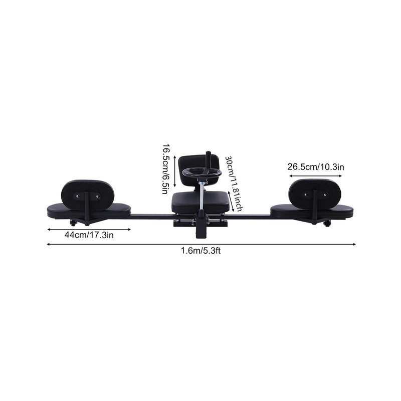 Heavy Duty Leg Stretcher Machine for Yoga Splits & Gymnastics Flexibility, Home Gym Training Fitness Equipment for MMA