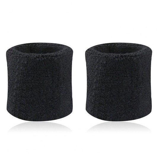 2Pcs Tennis Sports Wristband, Volleyball Gym Sweatband, Elastic Brace Support, Towel Bracelet Quick Dry